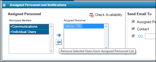 Remove selected users